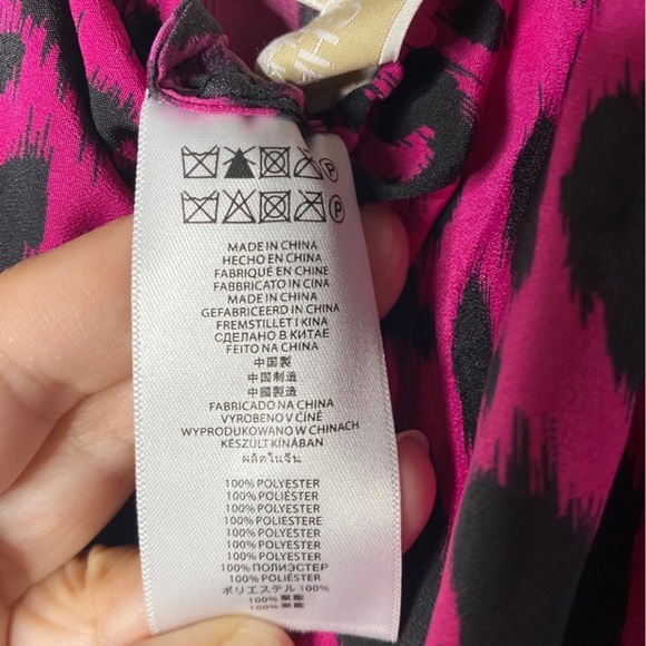 Michael Kors hot pink & black leopard jumpsuit! - Picture 7 of 7